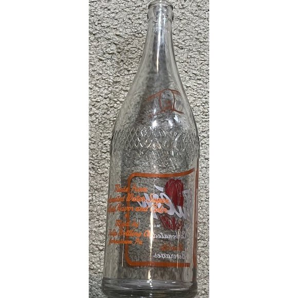 12” Tulip Beverages 1949 Great Color & NRMT Condition! - Johnstown, PA Duraglas - Picture 3 of 9